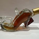 Сувенирный коньяк ТУФЕЛЬКА 8 лет, миниатюра 0,05 л