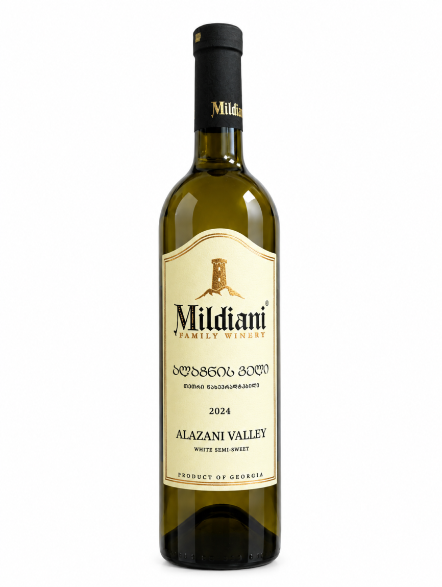 MILDIANI Alazani Valley White, 0,75l