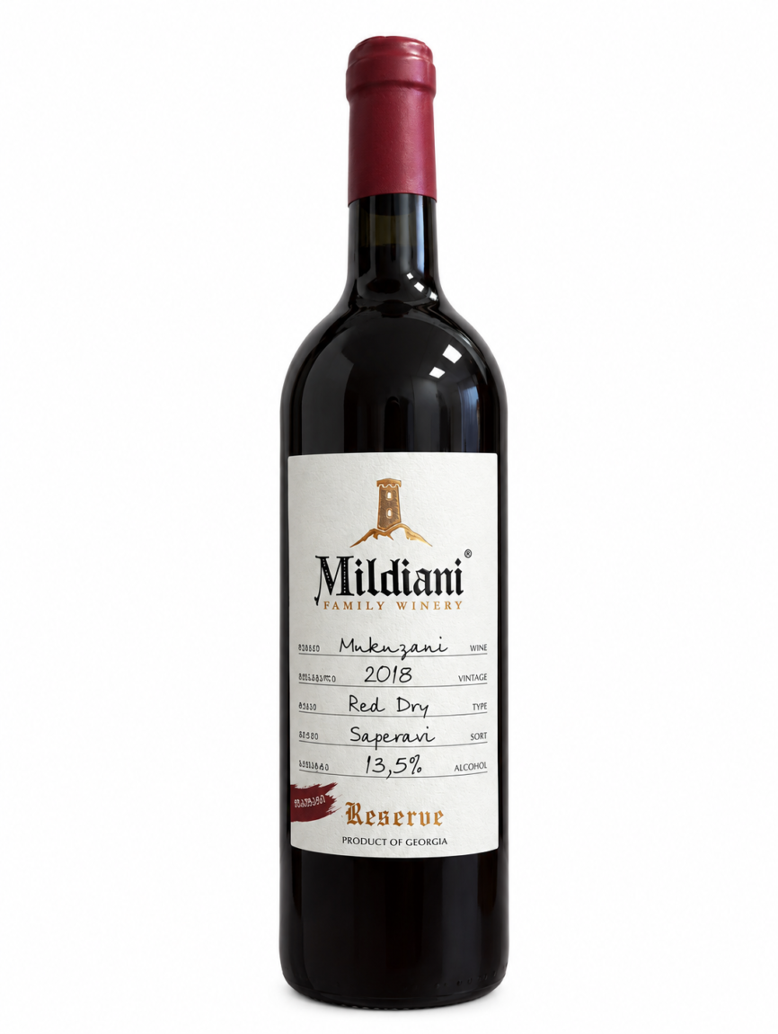 MILDIANI Mukuzani RESERVE, 0,75l