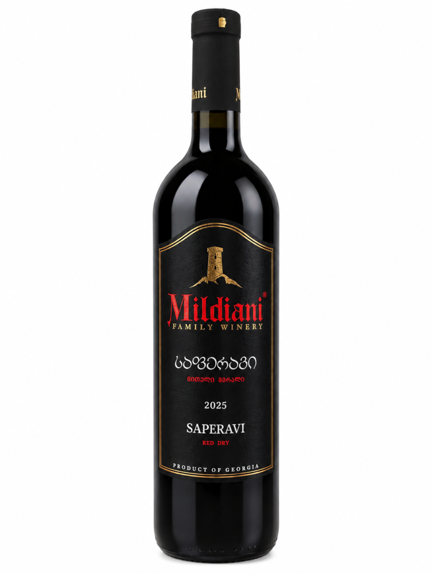 MILDIANI Saperavi, 0,75l